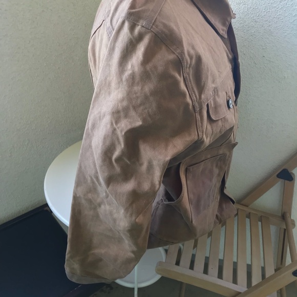 Original Trucker Jacket Waxed Brown size L - Picture 8 of 8